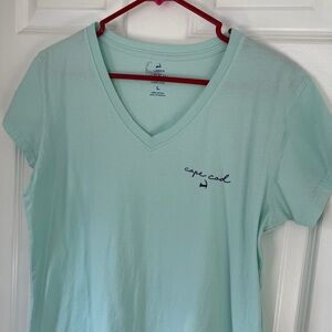 Cape Cod Cuffy’s vneck tee size Large
